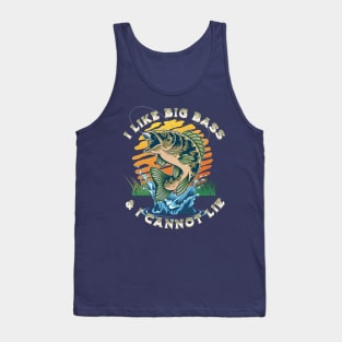 I Like Big Bass & I Cannot Lie, Fishing Tank Top